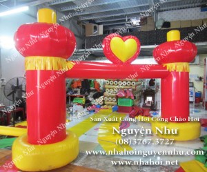 Cổng chào hơi đám cưới - Cổng hơi đám cưới